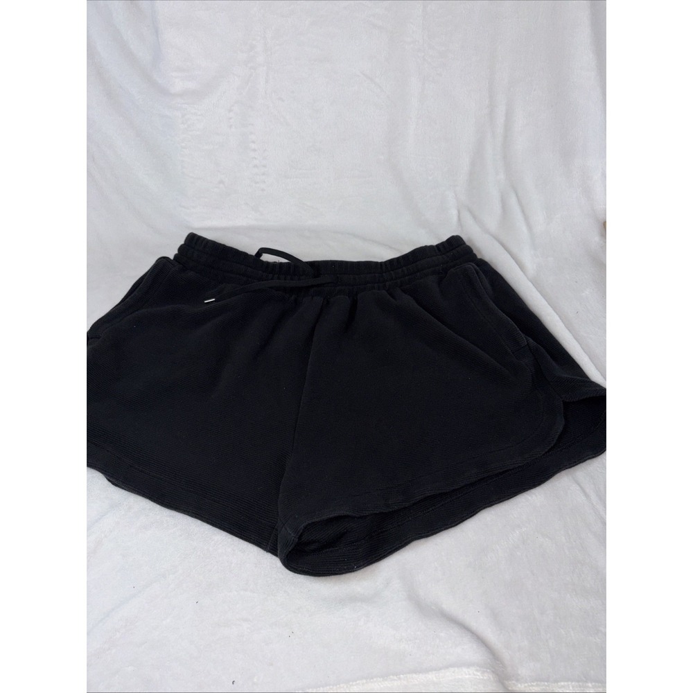 Avia 3X(22) Ribbed Shorts Black Cool Comfortable‎ Cottagecore Summer Vacation